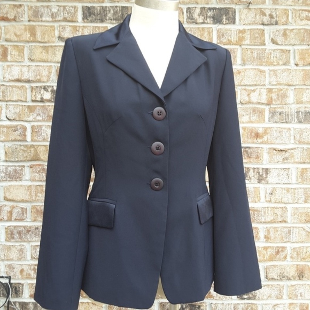 Cinoche Paris 3-Button Blazer 2 Tall Deep Navy